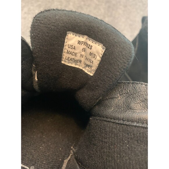 Propet Boots Womens 6.5 Delaney Suede Ankle Bootie Lace Zip Black Hike Trail - Picture 5 of 5